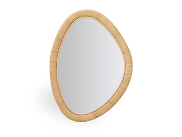 MALOU - Wall-mounted framed rattan mirror by Sika Design - view 2